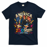 America 250 Years Celebration Presidents T-Shirt - Navy Blue