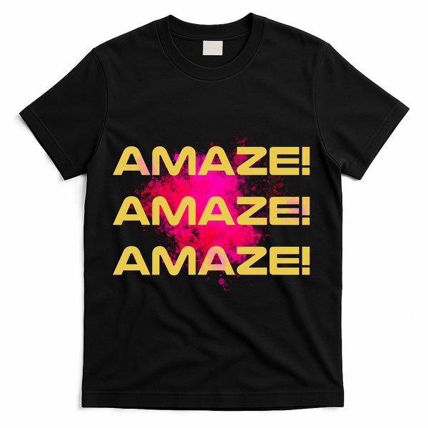 Amaze! Amaze Amaze T-Shirt - Black
