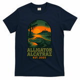 Alligator Alcatraz Est 2025 T-Shirt - Navy