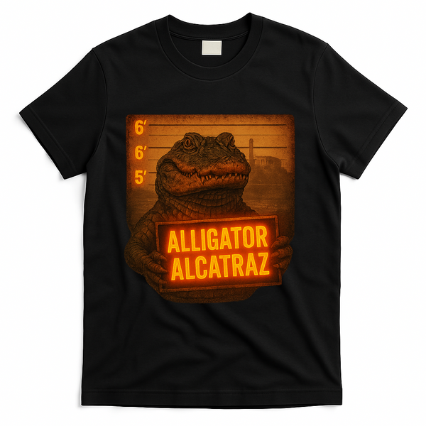 Alligator Alcatraz Limited T-Shirt - Black