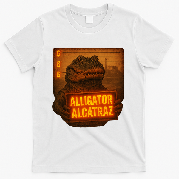 Alligator Alcatraz Limited T-Shirt - White
