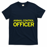 Animal Control Officer Halloween Costume T-Shirt - Navy Blue