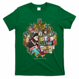 A Christmas Story I Triple Dog Dare You Collage Wreath T-Shirt - Irish Green