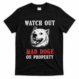 Anti Doge Pro Doge Sign T-Shirt - Black