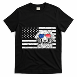 American Flag Dachshund Weiner Dog Us Patriotic Gift T-Shirt - Black