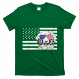 American Flag Dachshund Weiner Dog Us Patriotic Gift T-Shirt - Irish Green