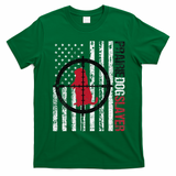 American Flag Prairie Dog Hunting Prairie Dog Slayer T-Shirt - Irish Green