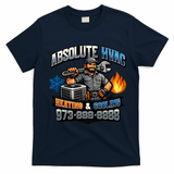 Absolute Hvac T-Shirt - Navy Blue