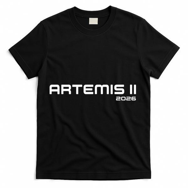 Artemis II 2026 T-Shirt - Black