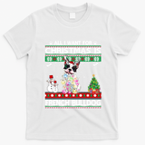 All I Want For Christmas Is French Bulldog Dog Xmas Funny Gift T-Shirt - White