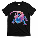 Axolotl Kawaii Cute Graphic T-Shirt - Black