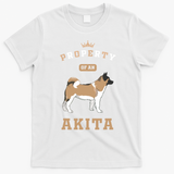 Akita Mom Or Akita Dad For Japanese Akita Or American Akita T-Shirt - White