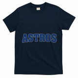 Astros Name Sports Fan Favorite Game Day Enthusiasts T-Shirt - Navy Blue