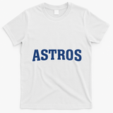 Astros Name Sports Fan Favorite Game Day Enthusiasts T-Shirt - White