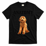 Anatomy Of A Goldendoodle Funny Cute Dog Doodle Mom Dad Gift T-Shirt - Black