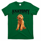 Anatomy Of A Goldendoodle Funny Cute Dog Doodle Mom Dad Gift T-Shirt - Irish Green