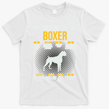 Anatomy Of Boxer Dog Lover Funny T-Shirt - White