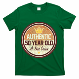 Authentic 50 Year Old Classic 50th Birthday T-Shirt - Green