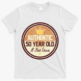 Authentic 50 Year Old Classic 50th Birthday T-Shirt - White
