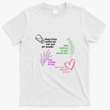 Always Throw Spilled Salt Over Your Left Shoulder T-Shirt - White