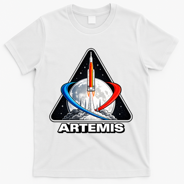 Artemis To The Moon T-Shirt - White