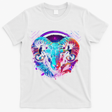 Aries Zodiac Sign Aries Astrology Cool Horoscope T-Shirt - White