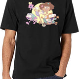 Amphibia - Plantar Family (Credits) Black T-Shirt - White