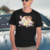 Amphibia - Plantar Family (Credits) Black T-Shirt - Navy