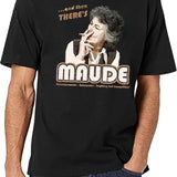 And Then There'S Maude Distressed Black T-Shirt - White