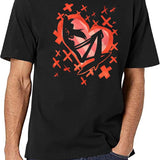 Angel Dust Valentines Day - Hazbin Hotel Premium Black T-Shirt - White