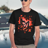 Angel Dust Valentines Day - Hazbin Hotel Premium Black T-Shirt - Navy