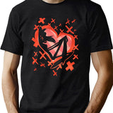 Angel Dust Valentines Day - Hazbin Hotel Premium Black T-Shirt - Green
