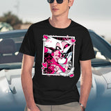 Angel Dust and Fat Nugget Selfie - Hazbin Hotel Essential Black T-Shirt - Navy