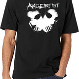 Angerfist Classic Black T-Shirt T-Shirt - White
