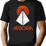 Arboria Institute (VintageDistressed) Classic Black T-Shirt - Black