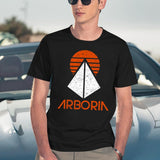 Arboria Institute (VintageDistressed) Classic Black T-Shirt - Navy
