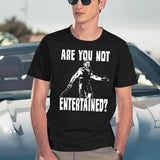 Are You Not Entertained Black T-Shirt - Navy
