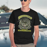 Armadillo World Headquarters 1970 Black T-Shirt - Navy