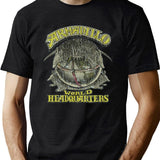 Armadillo World Headquarters 1970 Black T-Shirt - Green