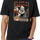 Art Crispies (2) Black T-Shirt - White