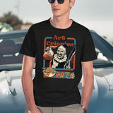 Art Crispies (2) Black T-Shirt - Navy