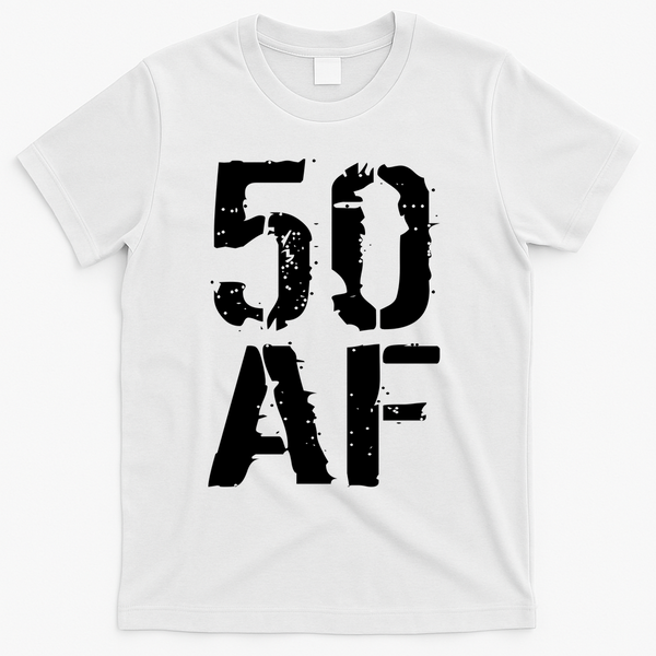 50 AF 50th Birthday T-Shirt - White