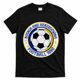 Bosnia And Herzegovina Football Vintage 1992 T-Shirt - Black