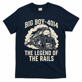 Big Boy 4014 The Legend Of The Rails T-Shirt - Navy Blue