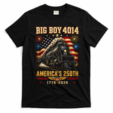 Big Boy 4014 America's 250th Commemorative Train T-Shirt - Black