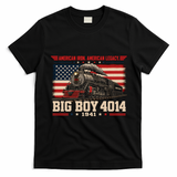 Big Boy 4014 Steam Train American Iron Legacy Vinatge T-Shirt - Black