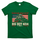 Big Boy 4014 Steam Train American Iron Legacy Vinatge T-Shirt - Irish Green