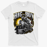 Big Boy 4014 Vintage Steam Engine Locomotive Railroad T-Shirt - White