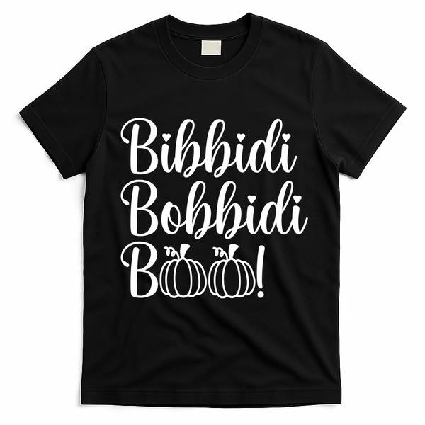 Bibbidi Bobbidi Boo Cute Halloween T-Shirt - Black