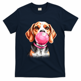Beagle Bubblegum T-Shirt - Navy Blue